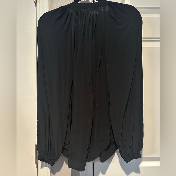 All Saints black blouse with buttons 🖤 Womens size 6. - Picture 3 of 5